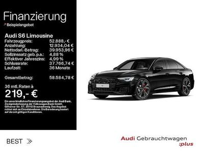 Gebraucht Audi S6 Ambiente 344 PS (253 kW) 2024 Brillantschwarz Limousine