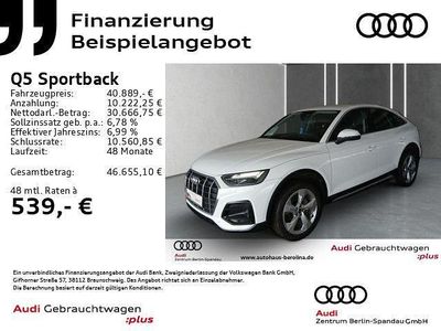 Gebraucht Audi Q5 Sportback Ambiente 204 PS (150 kW) 2023 Weiß SUV