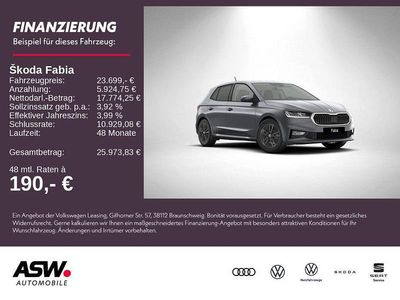 Graphitegrau metallic Neu 2025 Skoda Fabia Limousine | 23.699 € (Etwas zu teuer)