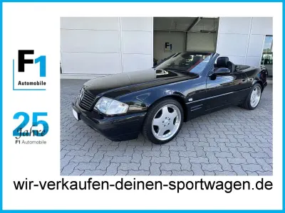 Gebraucht Mercedes SL320 224 PS (164 kW) 2000 Obsidianschwarz Cabrio