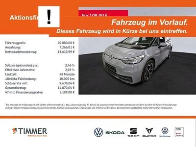 Gebraucht VW ID.3 Pro 106 kW (145 PS) 2022 Grau Kleinwagen