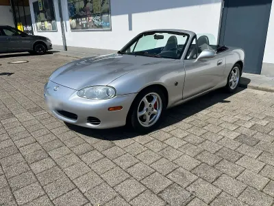 Gebraucht Mazda MX5 145 PS (106 kW) 2002 Silber Cabrio