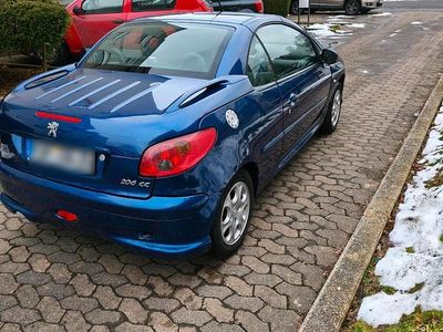 Gebraucht Peugeot 206 CC 2004 Blau Cabrio