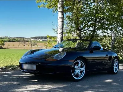 Usata Porsche Boxster 204 CV (150 kW) 1998 Blu Cabrio