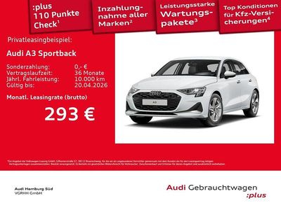 Gebraucht Audi A3 Advanced Plus 150 PS (110 kW) 2025 Weiß Limousine