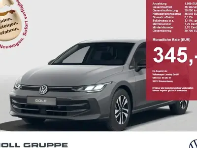 Nuova VW Golf VIII 150 CV (110 kW) 2026 Grigio Berlina