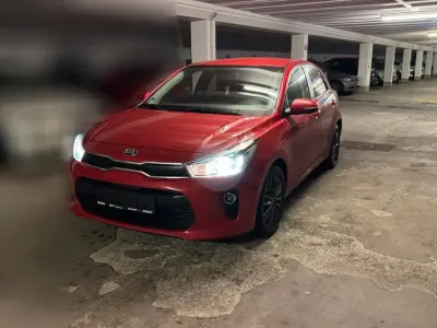 Brugt Kia Rio 84 HK (61 kW) 2018 Rød Sedan