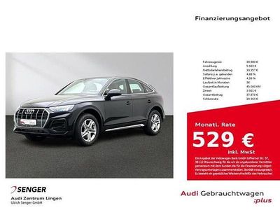 Second-hand Audi Q5 Sportback Advanced 299 CP (219 kW) 2023 Negru SUV