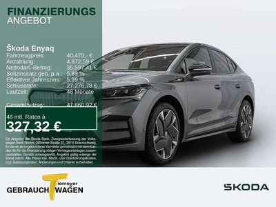 Gebraucht Skoda Enyaq iV RS 219 kW (299 PS) 2023 Grau SUV