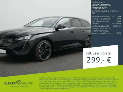 Occasion Peugeot e-308 SW Allure 114 kW (156 PK) 2025 Zwart Stationwagen