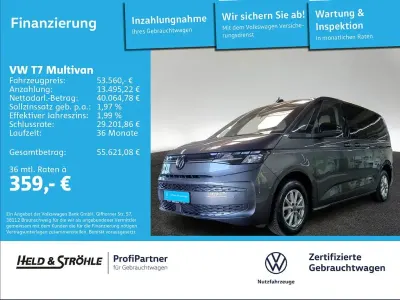 Gebraucht VW Multivan Life 150 PS (110 kW) 2025 Indiumgrau metallic Van / Kleinbus