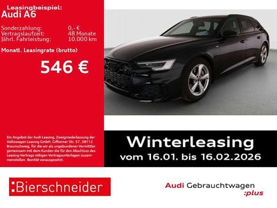 Schwarz Gebraucht 2025 Audi A6 S-Line Kombi | 56.750 € (Fairer Preis)