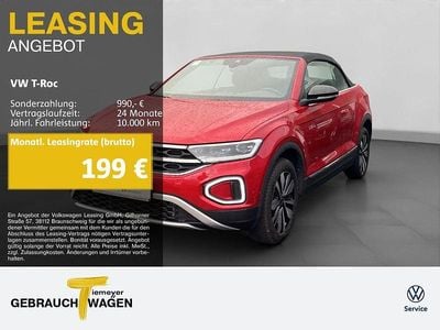 Gebraucht VW T-Roc Cabriolet Goal 116 PS (85 kW) 2025 Kings red metallic Cabrio