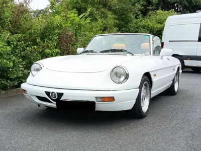 Gebraucht Alfa Romeo Spider 120 PS (88 kW) 1991 Weiß Cabrio