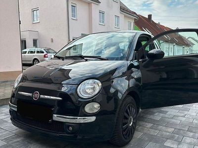 Gebraucht Fiat 500 Lounge 69 PS (50 kW) 2011 Schwarz Kleinwagen