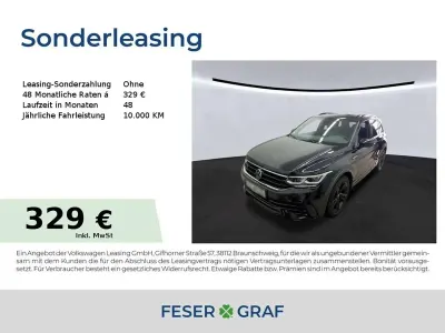 Gebraucht VW Tiguan R-line 150 PS (110 kW) 2023 Deep black perleffekt SUV