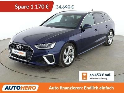 Używany Audi A4 S-Line 204 KM (150 kW) 2022 Niebieski Kombi
