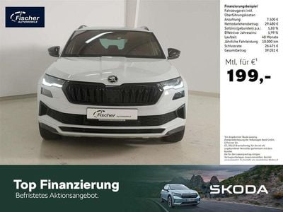 Gebraucht Skoda Karoq SportLine 190 PS (139 kW) 2024 Weiss SUV