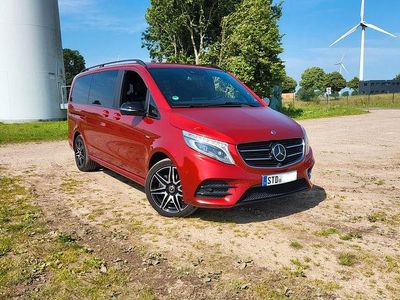 Usata Mercedes V250 Avantgarde Edition 190 CV (139 kW) 2017 Rosso Monovolume
