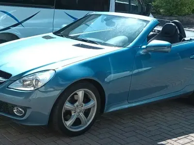 Gebraucht Mercedes SLK200 Sport Edition 184 PS (135 kW) 2010 Blau Cabrio