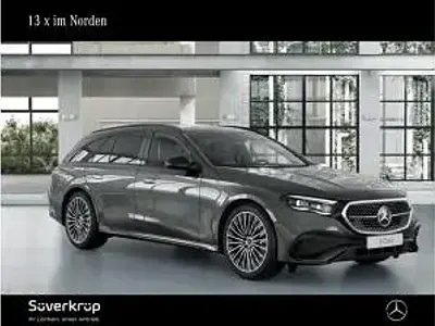 Neu Mercedes E300 313 PS (230 kW) 2026 Grau (graphitgrau metallic) Kombi