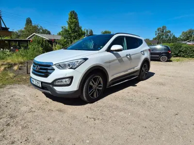 Gebraucht Hyundai Santa Fe Premium 197 PS (144 kW) 2015 Weiß SUV