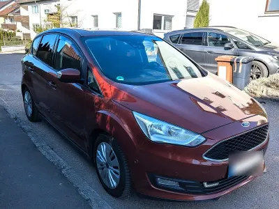 Gebraucht Ford C-MAX Titanium 150 PS (110 kW) 2017 Rot Van / Kleinbus