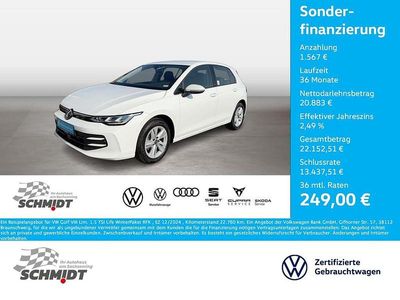 Gebraucht VW Golf VIII Life 116 PS (85 kW) 2024 Weiß Limousine