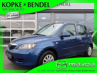 Gebraucht Mazda 2 Active 80 PS (58 kW) 2007 Arizonablau metallic Kleinwagen