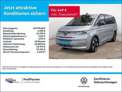 Gebraucht VW Multivan Life 150 PS (110 kW) 2023 Silber Van