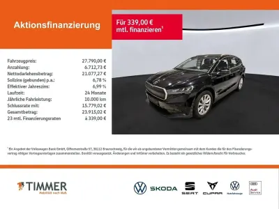 Gebraucht Skoda Enyaq iV Loft 150 kW (204 PS) 2022 Schwarz SUV