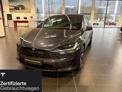 Grau Gebraucht 2024 Tesla Model X Plaid SUV | 97.100 € (Etwas zu teuer)