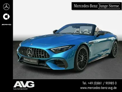 Gebraucht Mercedes SL43 AMG AMG 421 PS (309 kW) 2024 Lack hyperblau Cabrio