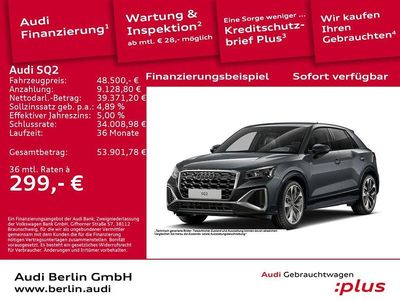 Gebraucht Audi SQ2 Ambiente 300 PS (220 kW) 2024 Sepangblau, perleffekt SUV