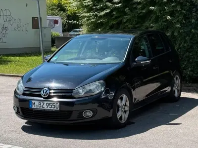 Gebraucht VW Golf VI 120 PS (88 kW) 2009 Schwarz Kleinwagen