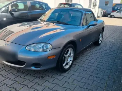 Gebraucht Mazda MX5 95 PS (69 kW) 2000 Silber Cabrio
