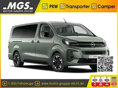 Ny Opel Zafira Life 179 HK (131 kW) 2026 Grøn MPV