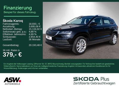 Gebraucht Skoda Karoq Style 150 PS (110 kW) 2018 Schwarzmagic perleffekt SUV
