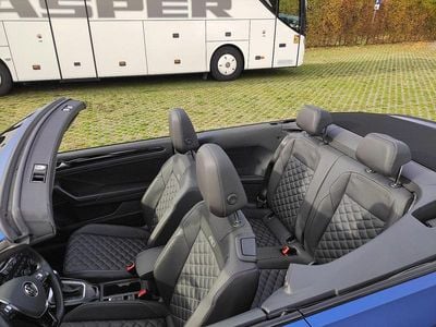 Gebraucht VW T-Roc Cabriolet R-line 150 PS (110 kW) 2021 Blau Cabrio