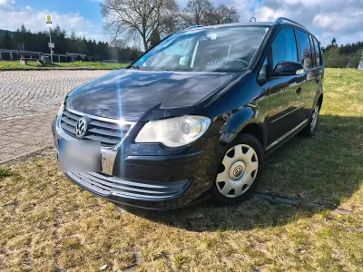 Gebraucht VW Touran 140 PS (102 kW) 2007 Schwarz Van / Kleinbus