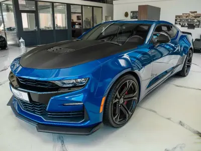 Gebraucht Chevrolet Camaro SS 453 PS (333 kW) 2020 Blau Coupé