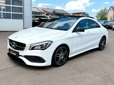 Gebraucht Mercedes CLA200 AMG line 156 PS (114 kW) 2018 Weiß Coupé