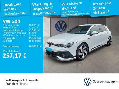 Gebraucht VW Golf VII GTI Clubsport 300 PS (220 kW) 2021 Weiß Kleinwagen