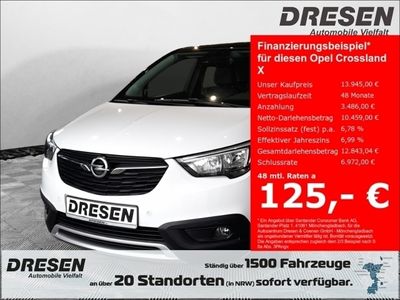 gebraucht Opel Crossland X INNOVATION Mehrzonenklima Musikstreaming Navi Apple CarPlay Android Auto