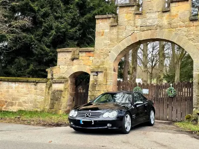 Gebraucht Mercedes SL350 Edition 245 PS (180 kW) 2004 Schwarz Cabrio