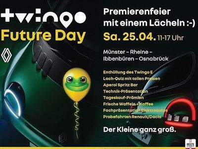 Nuova Renault Twingo Urban 60 kW (82 CV) 2026 Verde Utilitaria