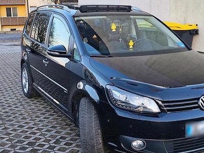 Gebraucht VW Touran 125 PS (91 kW) 2012 Schwarz Van / Kleinbus