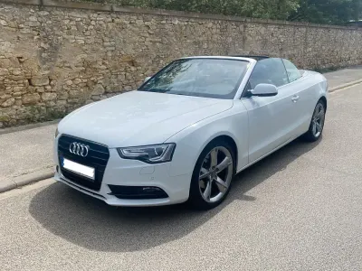 Usata Audi A5 Cabriolet Comfort 190 CV (139 kW) 2015 Bianco Cabrio
