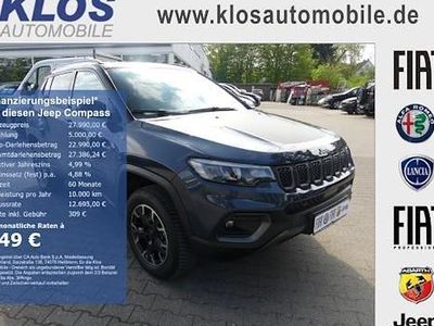 Begagnad Jeep Compass Trailhawk 241 HK (177 kW) 2023 Blå SUV