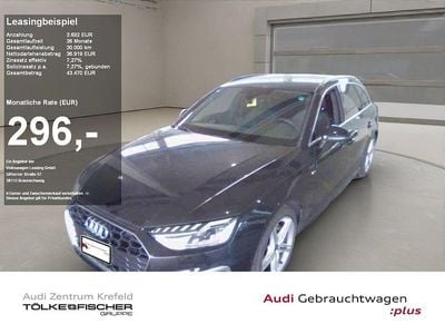 Mythosschwarz (metallic) Gebraucht 2024 Audi A4 S-Line Kombi | 36.489 € (Guter Preis)